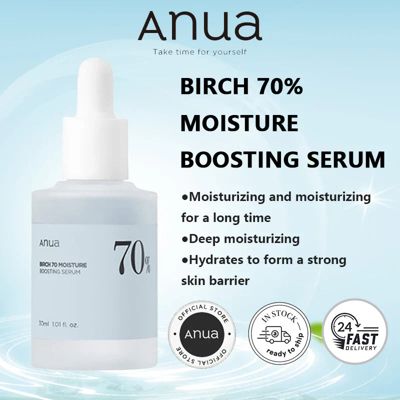 Anua Birch 70% Moisture Boosting Face Serum 30ml