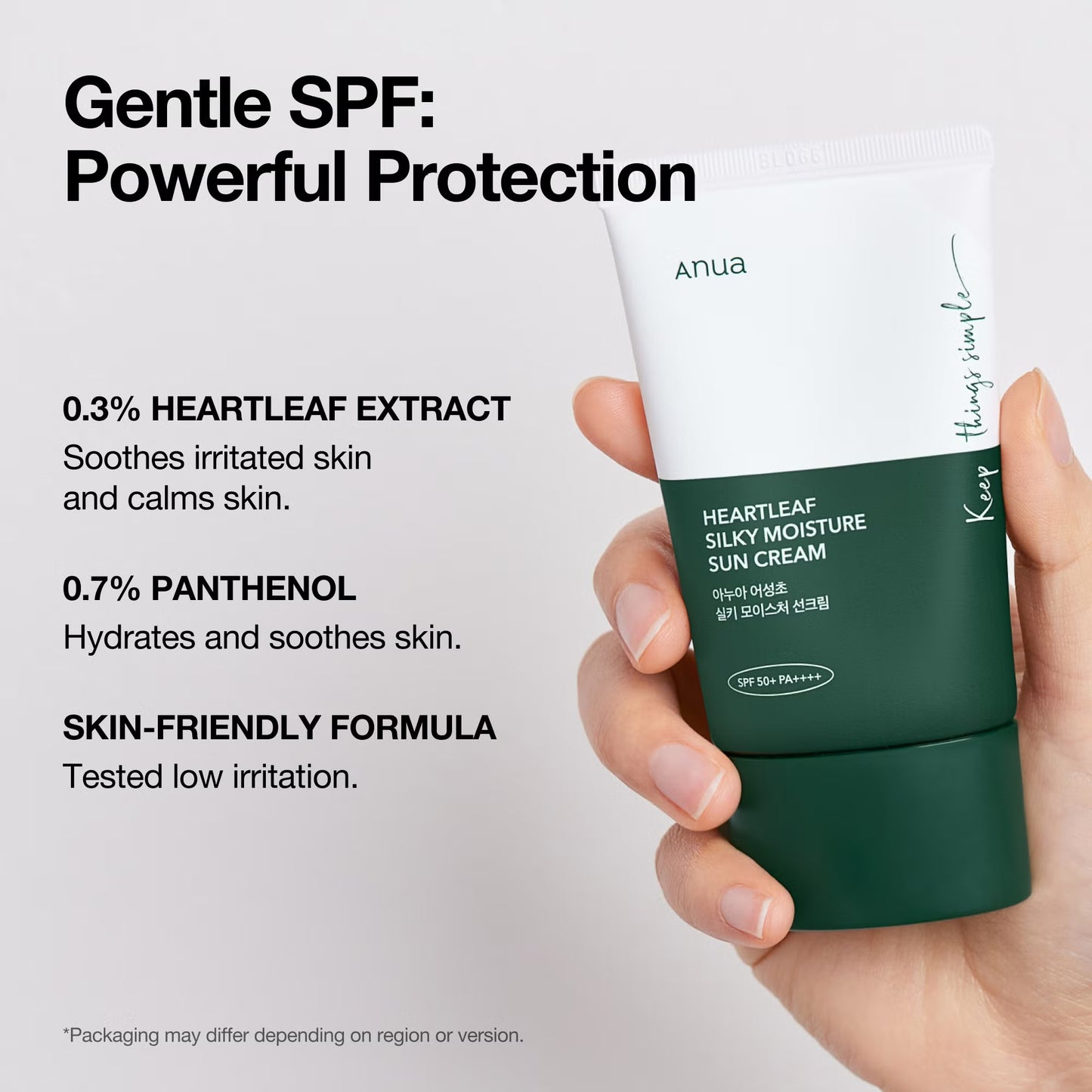 Anua Heartleaf Silky Moisture Sun Cream 50ml