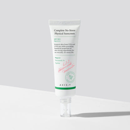 Axis-Y Complete No Stress SPF50+ PA++++ Physical Sunscreen 50ml