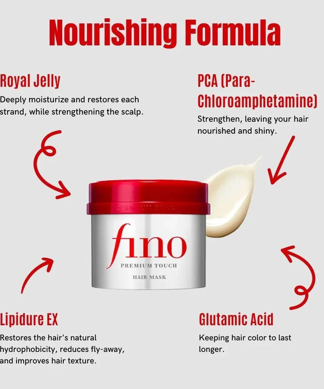 Shiseido Fino Premium Touch Hair Mask For Dry & Frizzy Hair 230g