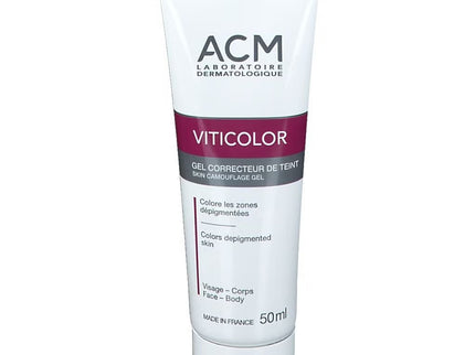 ACM Viticolor Durable Skin Camouflage Gel, Re-Pigmentation Treatment For Vitiligo 50ml