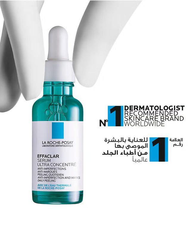 La Roche-Posay Effaclar Ultra Concentrated Anti-imperfection Serum With Salicylic Acid, Glycolic Acid & Niacinamide For Oily & Acne Prone Skin 30ml