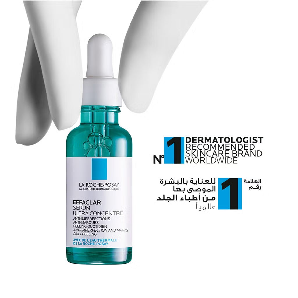 La Roche-Posay Effaclar Ultra Concentrated Anti-imperfection Serum With Salicylic Acid, Glycolic Acid & Niacinamide For Oily & Acne Prone Skin 30ml