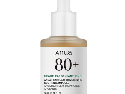 Anua Heartleaf 80 Moisture Soothing Facial Ampoule For Combination, Sensitive & Acne Prone Skin 30ml