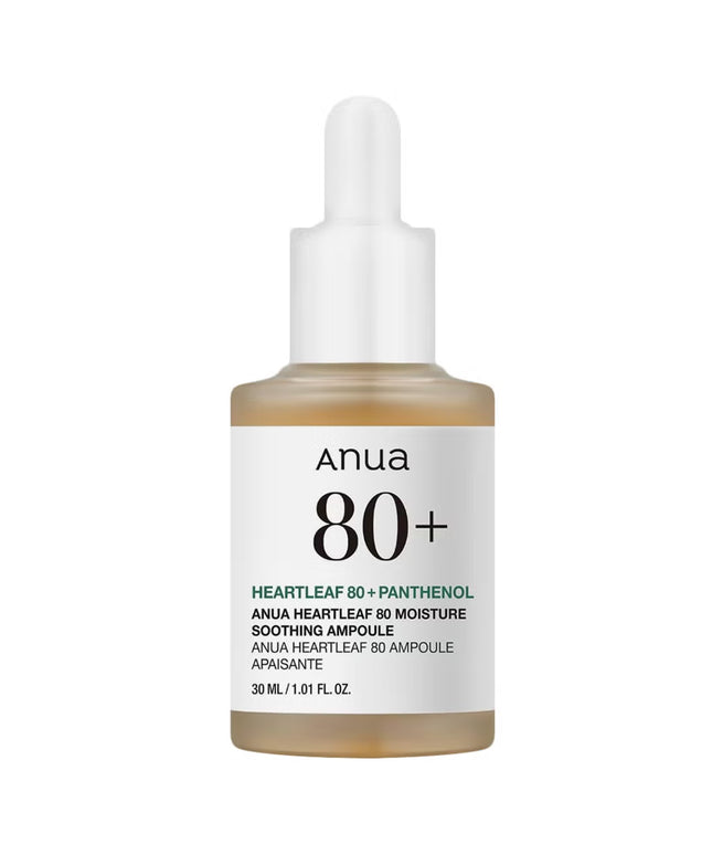 Anua Heartleaf 80 Moisture Soothing Facial Ampoule For Combination, Sensitive & Acne Prone Skin 30ml