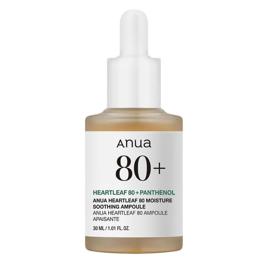 Anua Heartleaf 80 Moisture Soothing Facial Ampoule For Combination, Sensitive & Acne Prone Skin 30ml