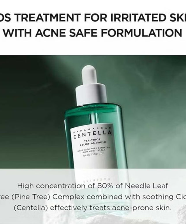 Skin1004 Madagascar Centella Tea Trica Relief Facial Ampoule For Acne Prone Skin 100ml