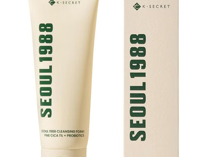 K-Secret Seoul 1988 Pine Cica 1% + Probiotics Cleansing Foam 150ml