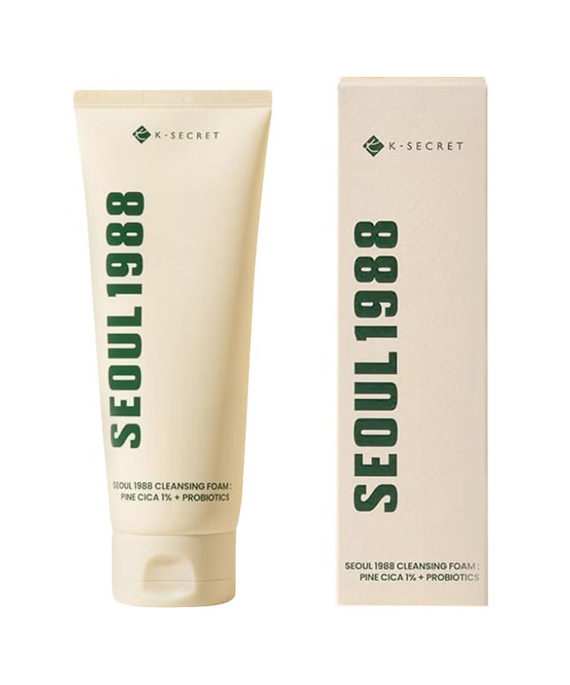 K-Secret Seoul 1988 Pine Cica 1% + Probiotics Cleansing Foam 150ml