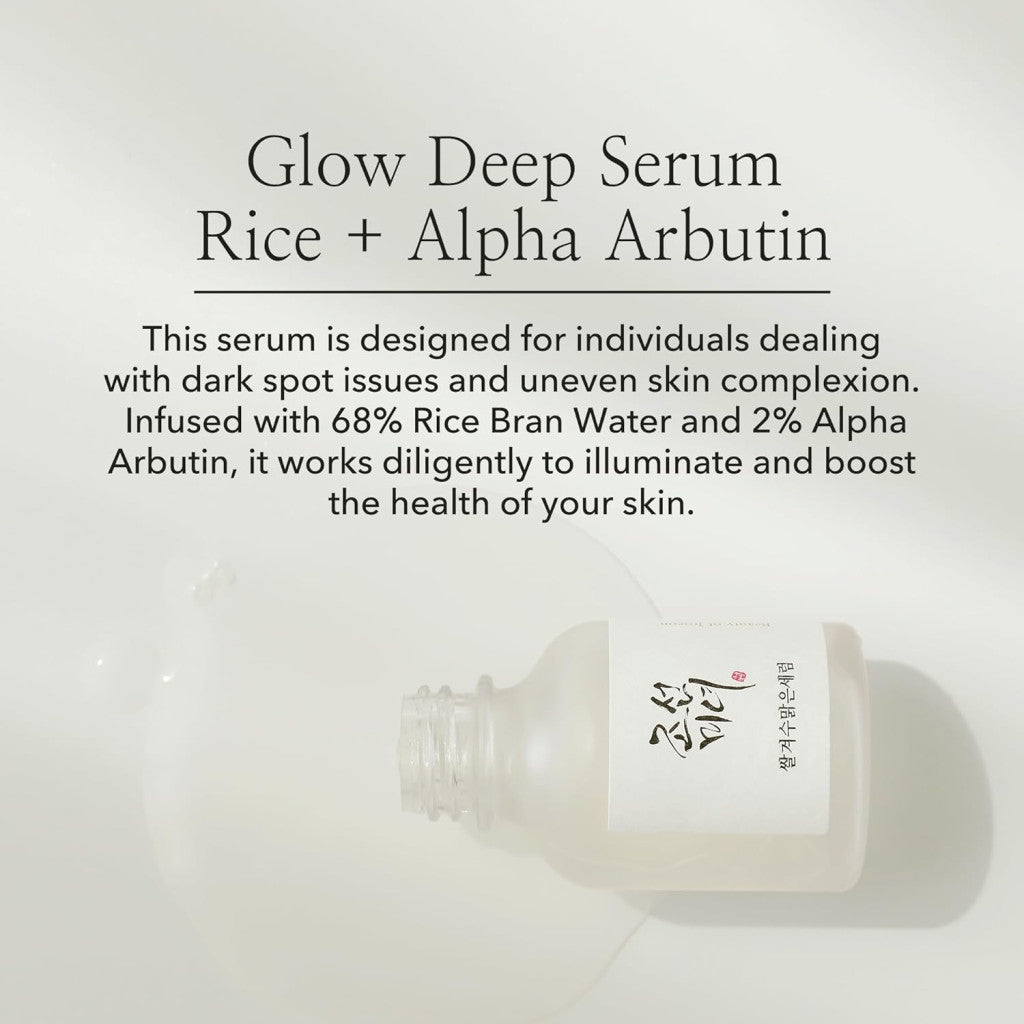 Beauty of Joseon Facial Glow Deep Serum With Rice + Alpha-Arbutin 30ml
