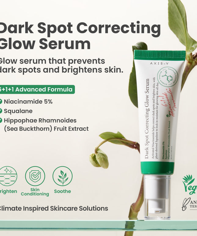 Axis-Y Dark Spot Correcting Brighten + Moisturize Glow Facial Serum 50ml