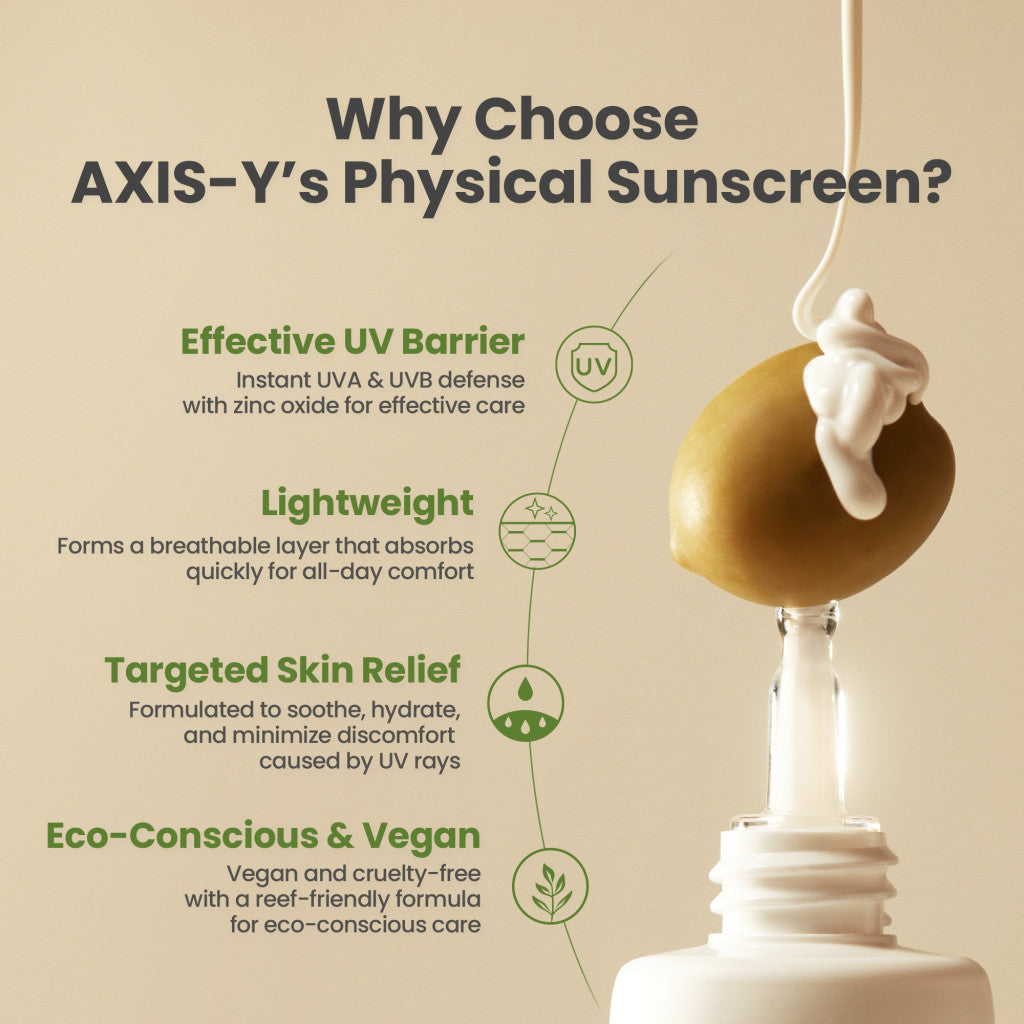 Axis-Y Complete No Stress SPF50+ PA++++ Physical Sunscreen 50ml