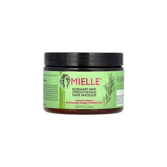 Mielle Rosemary Mint Hair Strengthening Masque With Biotin For Hair Types 340g