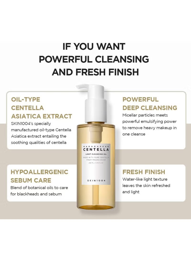 Skin1004 Madagascar Centella Light Facial Cleansing Oil 200ml