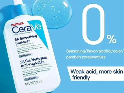 CeraVe SA Smoothing Cleanser With Salicylic acid For Dry & Rough Skin 473 ml
