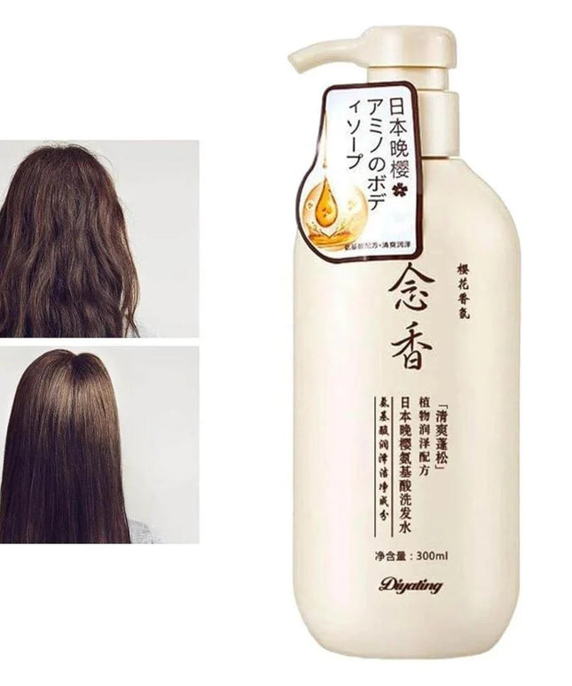 Sakura Japanese Daytime Shampoo for Hair Growth, Anti-Hair Loss and Anti-Dandruff - 300ml