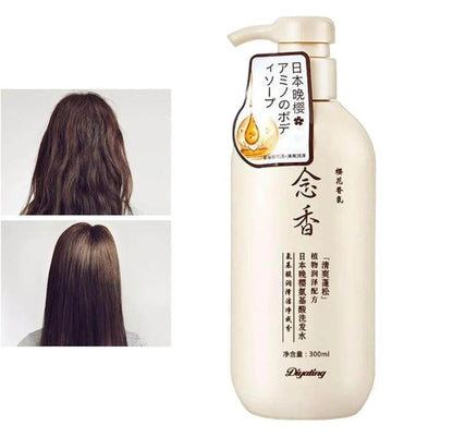 Sakura Japanese Daytime Shampoo for Hair Growth, Anti-Hair Loss and Anti-Dandruff - 300ml