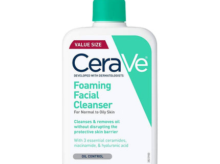 CeraVe Foaming Facial Cleanser for Oily Skin, 473 ML