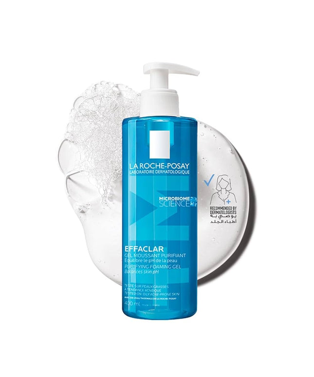 La Roche-Posay Effaclar Acne Foaming Cleansing Gel For Oily & Acne Prone Skin 400ml