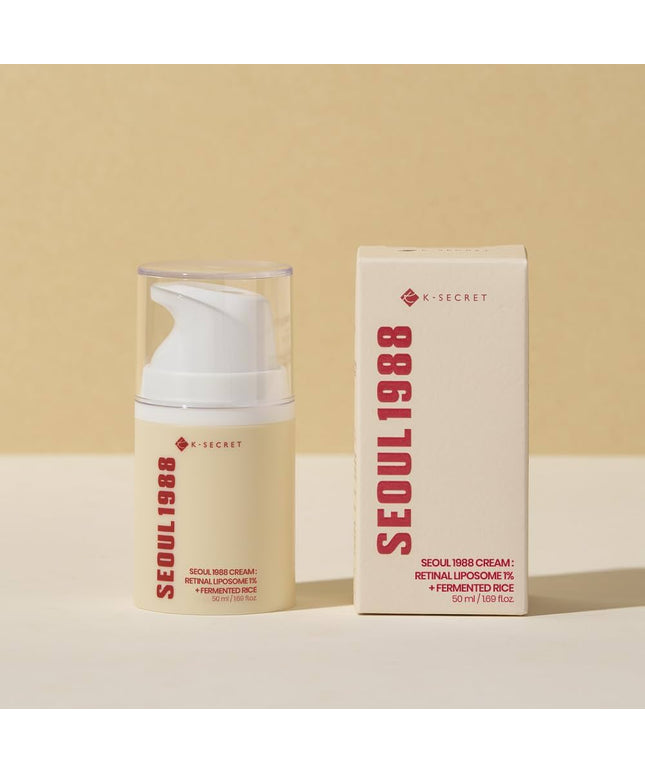 K-Secret Seoul 1988 Retinal Liposome 1% + Fermented Rice Extract Face Cream 50ml