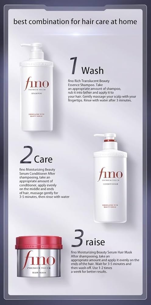 Shiseido Fino Premium Touch Moisturizing Hair Shampoo 550ml