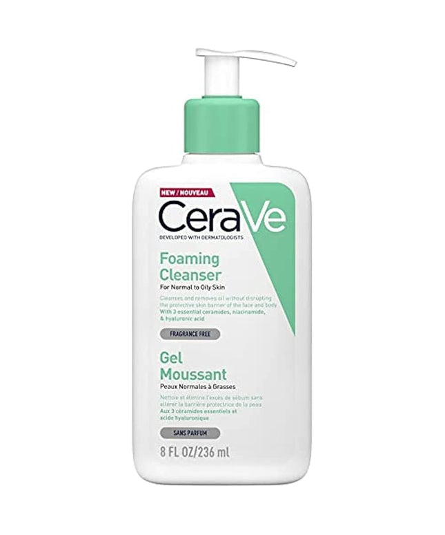 CeraVe Foaming Cleanser for Normal to Oily Skin 236ml