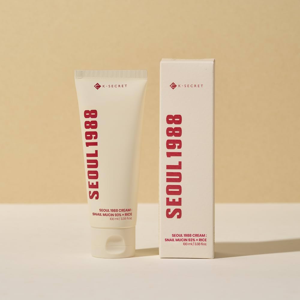 K-Secret Seoul 1988 Snail Mucin 93% + Rice Extract Cream 100ml
