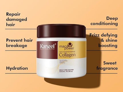 Karseell Collagen Hair Treatment Deep Repair Conditioning Argan Oil Collagen Hair Mask