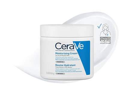 Cerave Moisturizing Cream for Dry Skin with Hyaluronic Acid 454G