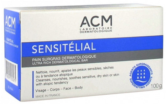 Acm sensitelial dermatological ultra rich bar for most sensitive dry skin 100 gm