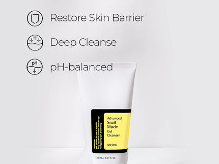 Cosrx Advanced Snail Mucin Facial Gel Cleanser 150ml