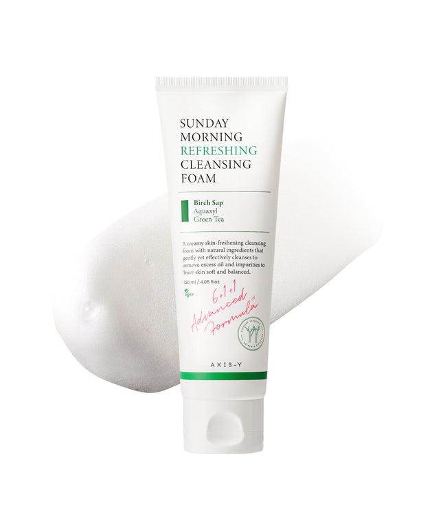 Axis-Y Sunday Morning Refreshing Cleansing Foam 120ml