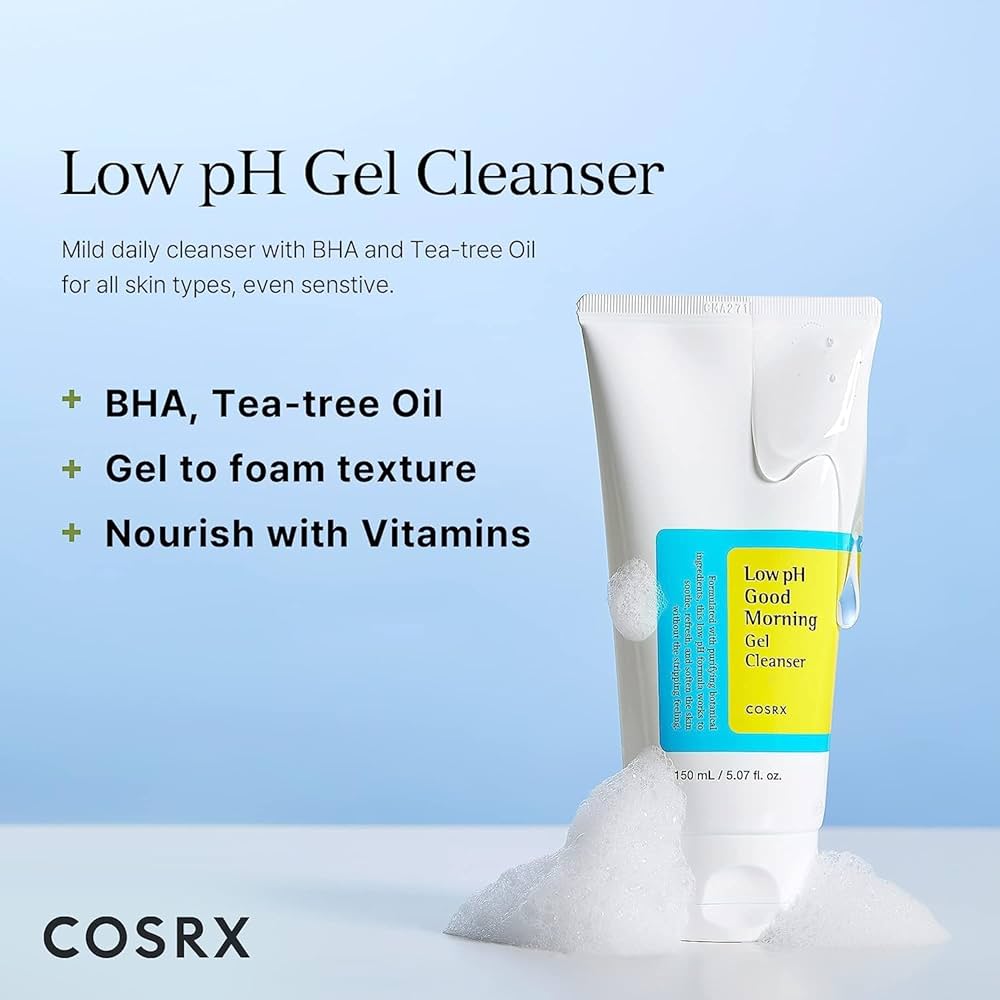 Cosrx Low PH Good Morning Gel Cleanser For All Skin Types 150ml