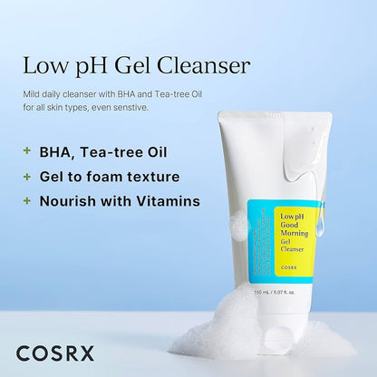 Cosrx Low PH Good Morning Gel Cleanser For All Skin Types 150ml