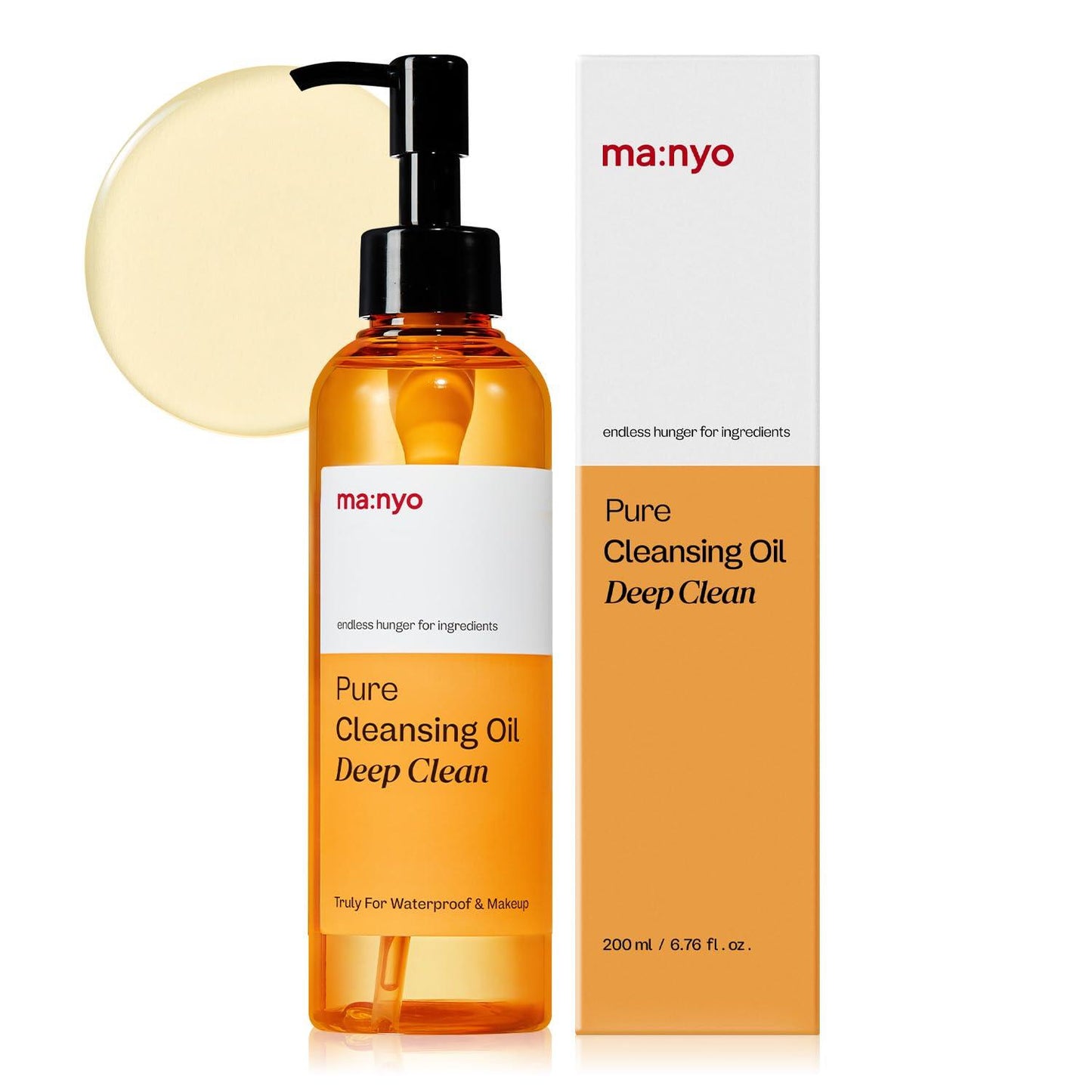 ma:nyo Pure Cleansing Oil Blackhead Melting, Daily Makeup Removal  (Deep Clean) 200ml