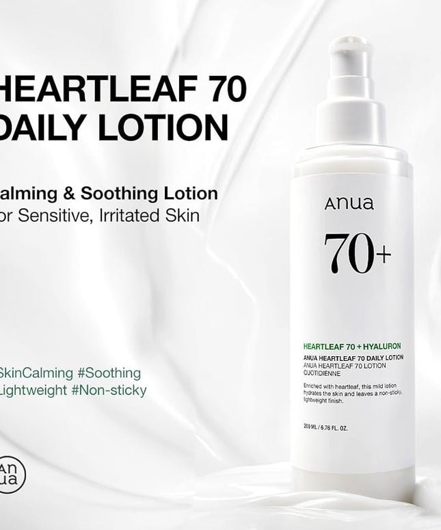Anua Heartleaf 70% Daily Lotion With Hyaluronic Acid 200ml