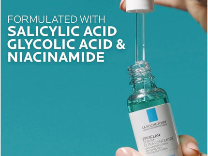 La Roche-Posay Effaclar Ultra Concentrated Anti-imperfection Serum With Salicylic Acid, Glycolic Acid & Niacinamide For Oily & Acne Prone Skin 30ml
