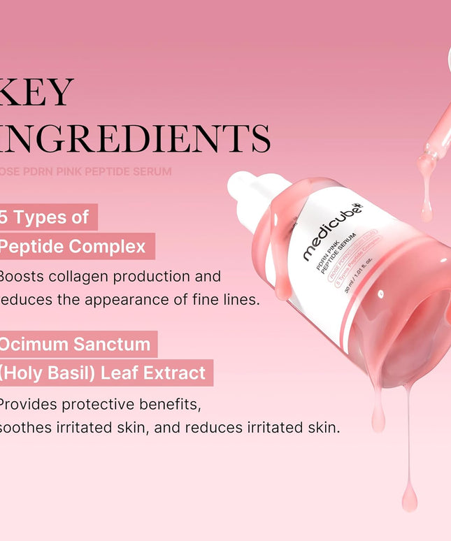 Medicube PDRN Pink Peptide Face Serum For Dark Spots 30ml