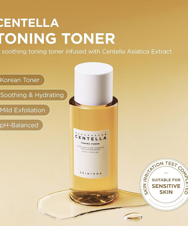 Skin1004 Madagascar Centella Mild Exfoliating Toning Facial Toner 210ml