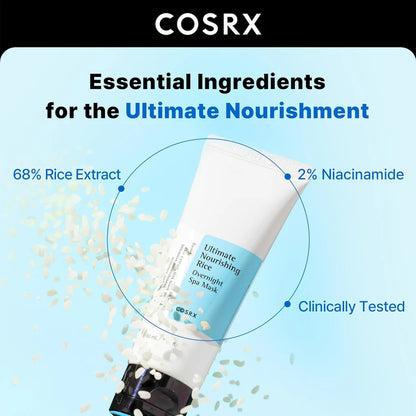 Cosrx Ultimate Nourishing Rice Overnight Spa Mask 60ml