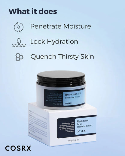 Cosrx Hyaluronic Acid Intensive Moisturizing Cream For Dry Dehydrated Skin 100g