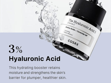 Cosrx The Hyaluronic Acid 3 Hydrating Facial Serum For All Skin Types 20ml
