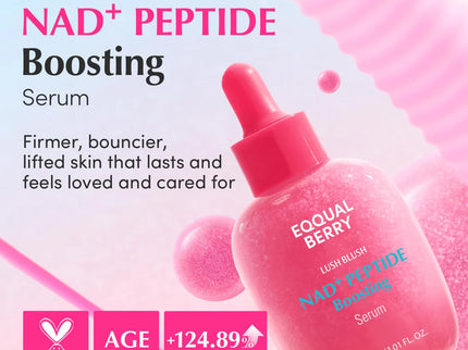 EQQUALBERRY Lush Blush NAD+ Peptide Boosting Serum 30ml