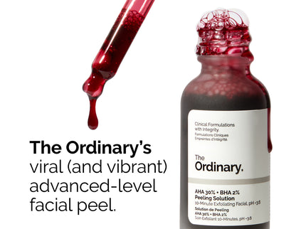 The Ordinary AHA 30% & BHA 2% Peeling Solution For Brighter Skin 30ml