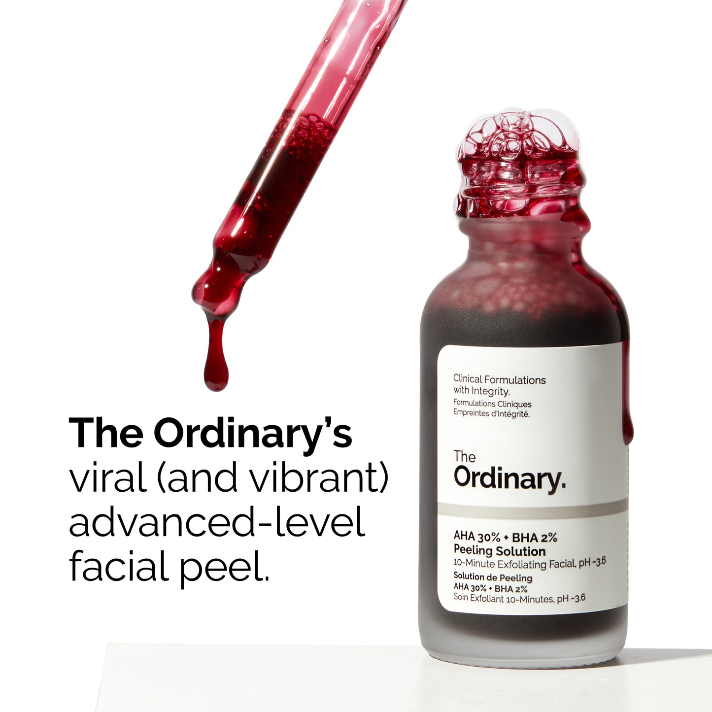 The Ordinary AHA 30% & BHA 2% Peeling Solution For Brighter Skin 30ml