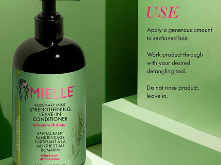 Mielle Rosemary Mint Hair Strengthening Leave-In Conditioner For All Hair Types 355ml
