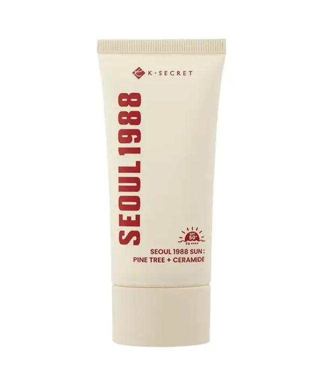K-Secret Seoul 1988 With Pine Tree + Ceramide SPF50+ & PA++++ Sunscreen 50ml