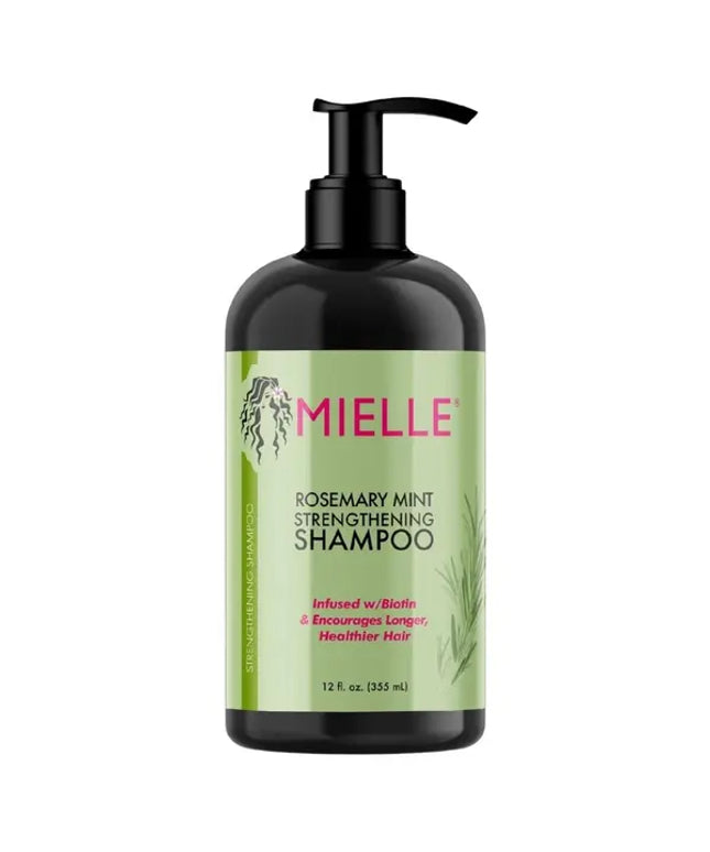 Mielle Rosemary Mint Hair Strengthening Shampoo With Biotin For All Hair Types 355ml