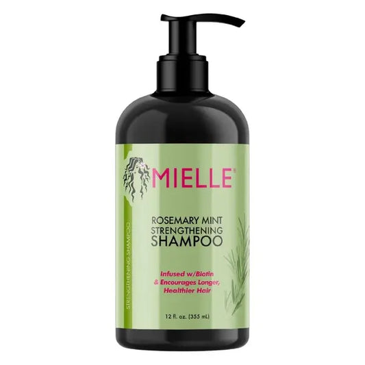 Mielle Rosemary Mint Hair Strengthening Shampoo With Biotin For All Hair Types 355ml