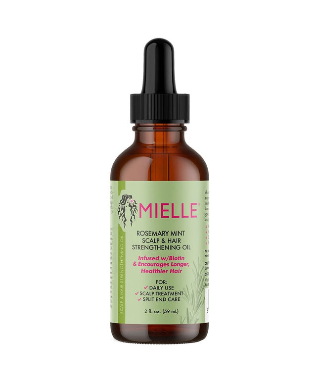 MMielle Rosemary Mint Scalp & Hair Strengthening Oil Infused With Biotin For All Hair Types 59ml